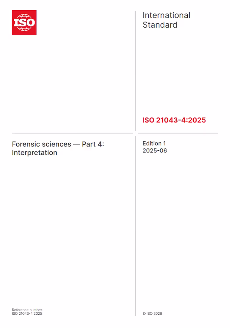 ISO 21043-4 Interpretation